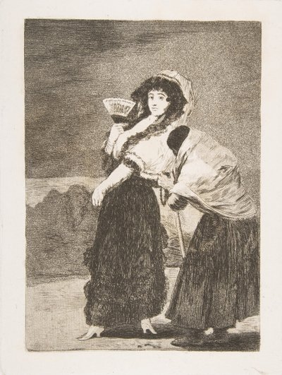 Tablica 16 z Los Caprichos: Na litość boską: i była to jej matka Dios la Perdone..., 1797-98. autorstwa Francisco de Goya