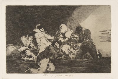 Tablica 26 z The Disasters of War Los Desastres de la Guerra: One..., 1810-20, wyd. 1863. autorstwa Francisco de Goya