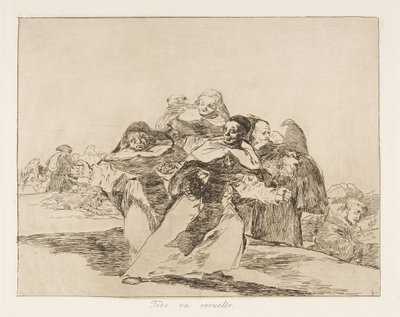 Tablica 42 z The Disasters of War Los Desastres de la Guerra: Every..., 1810 opublikowany 1863. autorstwa Francisco de Goya