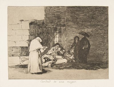 Tablica 49 z Katastrofy wojny Los Desastres de la Guerra: A ..., 1811-12 opublikowana w 1863 r. autorstwa Francisco de Goya