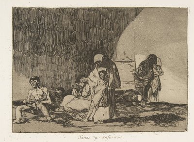 Tablica 57 z The Disasters of War Los Desastres de la Guerra: Th..., 1811-12 opublikowana w 1863 r. autorstwa Francisco de Goya