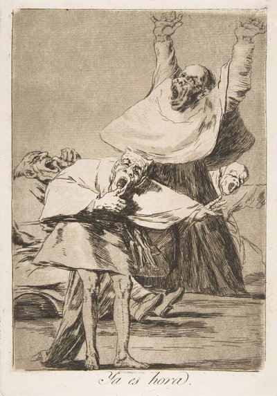 Tablica 80 z Los Caprichos: Czas Ya es hora., 1799. autorstwa Francisco de Goya