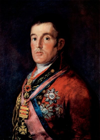 Portret feldmarszałka Arthura Wellesleya, 1. księcia Wellington, ok. 1814 r. autorstwa Francisco de Goya