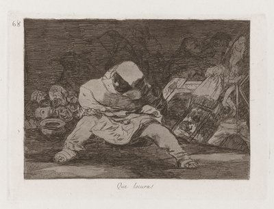 Co za szaleństwo! (Co za szaleństwo!), Płyta 68 z filmu Klęski wojenne autorstwa Francisco de Goya
