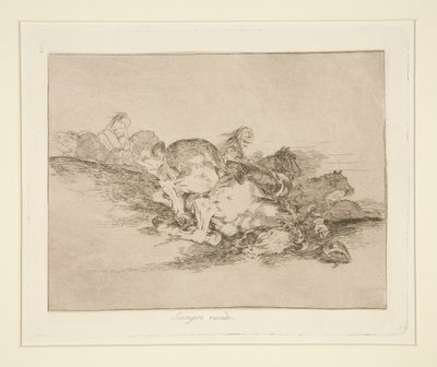 Zdarza się zawsze (to zawsze się dzieje), pl. 8 z Katastrofy wojny autorstwa Francisco de Goya
