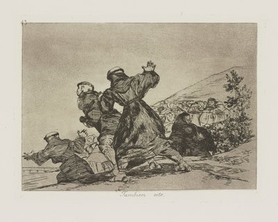 To też. (To też.), pl. 43 z cyklu Katastrofy wojny autorstwa Francisco de Goya