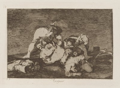 Ani (Ani [Nie rób tego] Ani), pl. 10 z serii Katastrofy wojny autorstwa Francisco de Goya