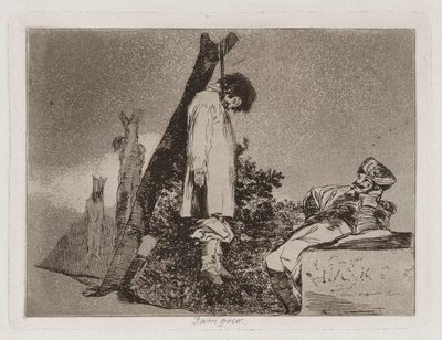 Ani (nie [w tym przypadku] Ani), płyta 36 z Klęsk wojennych autorstwa Francisco de Goya