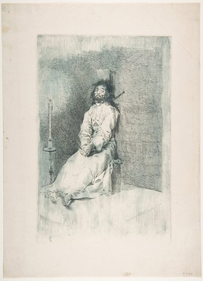Garroted Man Garroted Man, ca. 1778-80. autorstwa Francisco de Goya
