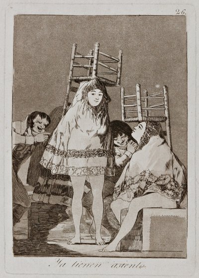 Mają już siedzisko 26 z serii „Los Caprichos” (Kaprysy) autorstwa Francisco de Goya
