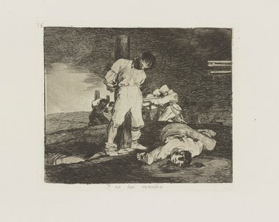 Nie ma hai remedio. (I tam autorstwa Francisco de Goya