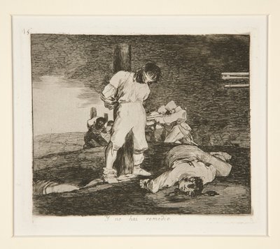 Y no hai [sic] remedio (I tam autorstwa Francisco de Goya