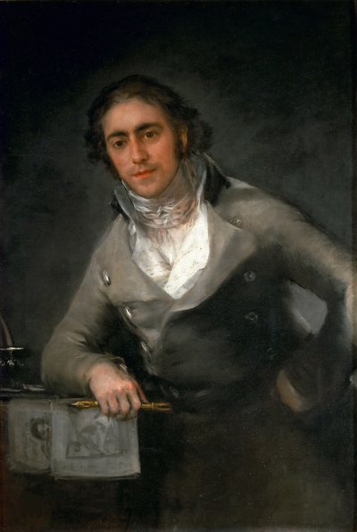 Portret mężczyzny Evaristo Pérez de Castro, ok. 1806. autorstwa Francisco Goya de