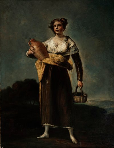 Nosiciel wody La Aguadora, 1810. autorstwa Francisco Goya de