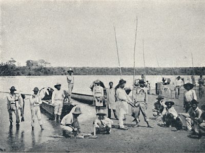 Łowienie ryb w Rio Grande, 1895 autorstwa Francisco Henszler
