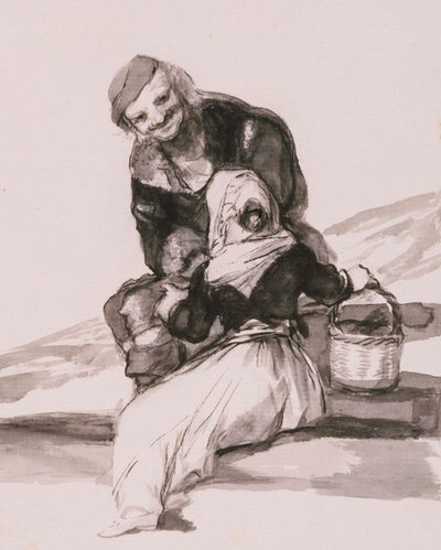 Uważaj na porady (wycięte) autorstwa Francisco de Goya