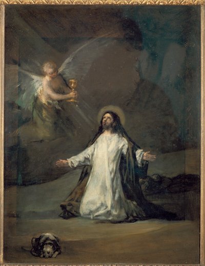 Chrystus w Getsemane ... autorstwa Francisco Jose de (circle of) Goya y Lucientes