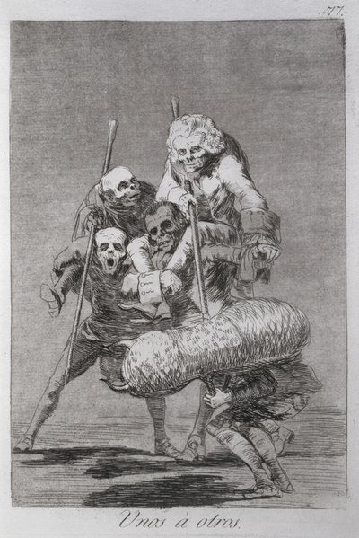 193-0082177 „Co się robi drugiemu”, płyta 77 „Los caprichos” autorstwa Francisco Jose de Goya y Lucientes