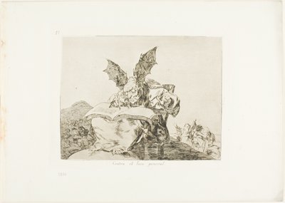 Przeciw wspólnemu dobru, tablica 71 z Klęsk wojennych autorstwa Francisco Jose de Goya y Lucientes