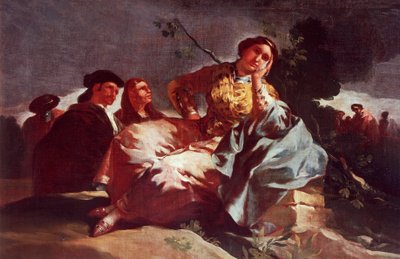 Spotkanie autorstwa Francisco Jose de Goya y Lucientes