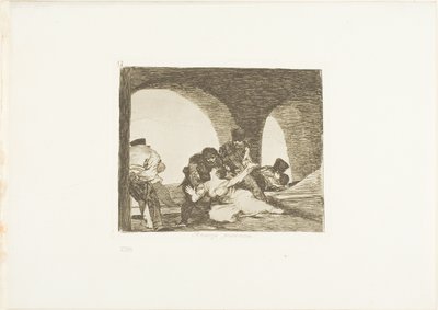 Bitter to be Present, płyta 13 z The Disasters of War autorstwa Francisco Jose de Goya y Lucientes