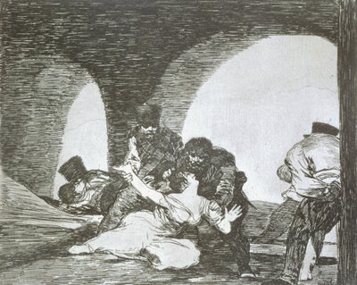 Gorzka obecność, płyta 13 „Klęski wojny” autorstwa Francisco Jose de Goya y Lucientes