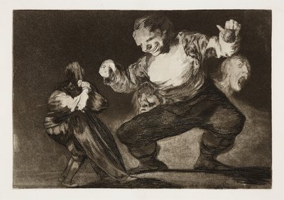 Bobalicón (głupi idiota) autorstwa Francisco Jose de Goya y Lucientes