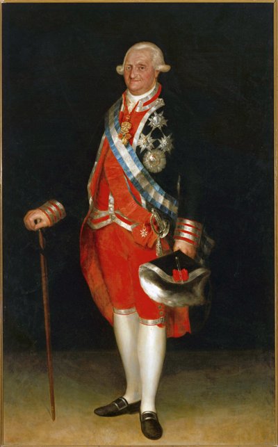 Karol IV, król Hiszpanii ... (obraz na płótnie) autorstwa Francisco Jose de Goya y Lucientes