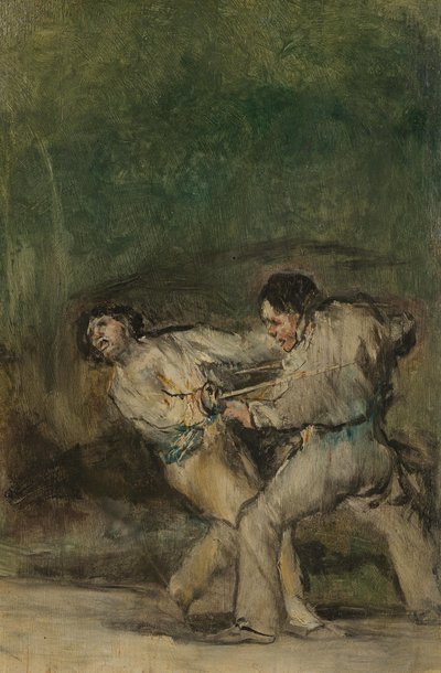 Pojedynek autorstwa Francisco Jose de Goya y Lucientes
