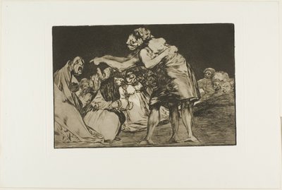 Nieporządne szaleństwo, płyta siódma z Księgi Przysłów autorstwa Francisco Jose de Goya y Lucientes