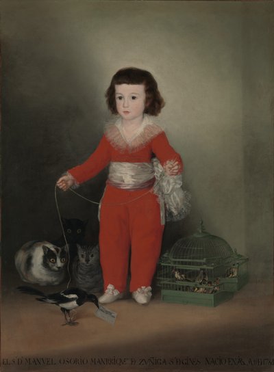 Don Manuel Osorio Manrique de Zuniga (1784-92) autorstwa Francisco de Goya