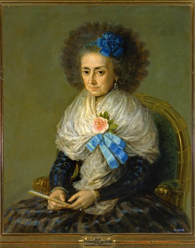 Dona Maria Antonia Gonzaga, markiza Villafranca ... (obraz na płótnie) autorstwa Francisco Jose de Goya y Lucientes