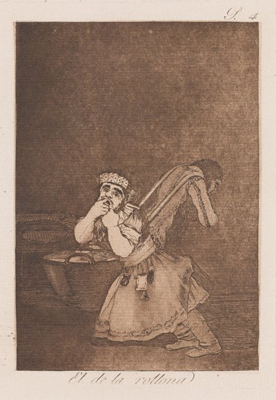 El de la Rollona, koniec XVIII-początek XIX wieku (druk) autorstwa Francisco de Goya