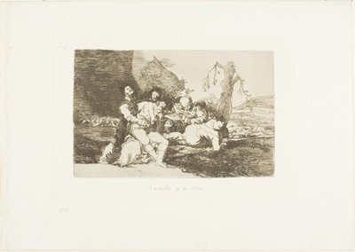 Zdobądź je dobrze i przejdź do następnego, płyta 20 z The Disasters of War autorstwa Francisco Jose de Goya y Lucientes