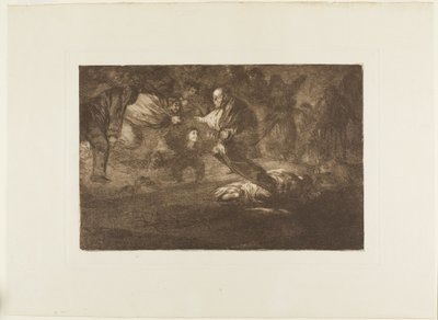 Bóg je stwarza i łączą się razem, płyta 18 z Los Proverbios autorstwa Francisco Jose de Goya y Lucientes
