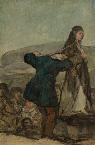 Egzekucja czarownic autorstwa Francisco Jose de Goya y Lucientes