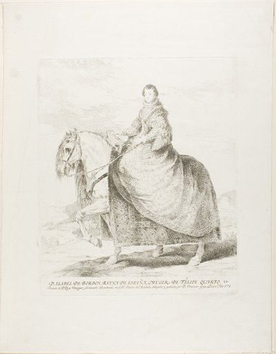 Izabela Burbońska autorstwa Francisco Jose de Goya y Lucientes