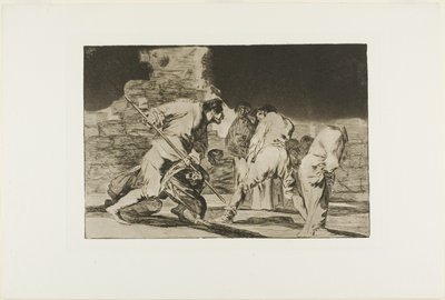 To niesamowite - i zostaliśmy stworzeni przez Boga, płyta szósta z Los Proverbios autorstwa Francisco Jose de Goya y Lucientes