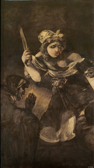 Judyta i Holofernes (olej na płótnie) autorstwa Francisco Jose de Goya y Lucientes