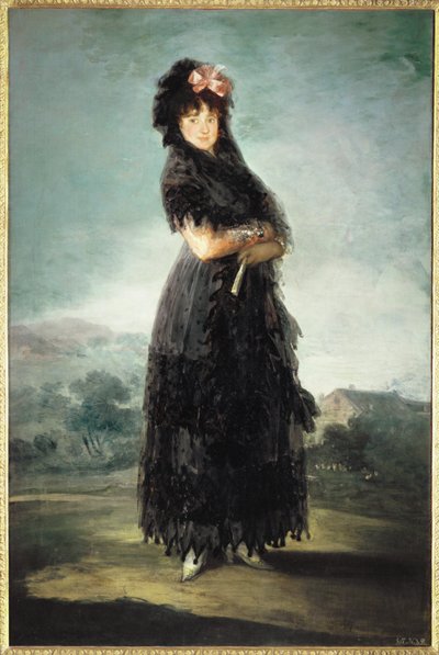 Mariana Waldstein, markiza Santa Cruz ... autorstwa Francisco Jose de Goya y Lucientes