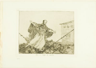 Niech pęknie sznur, płyta 77 z filmu Klęski wojny autorstwa Francisco Jose de Goya y Lucientes