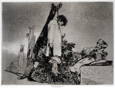 Ani w tym przypadku, płyta 36 „Katastrofy wojny” autorstwa Francisco Jose de Goya y Lucientes