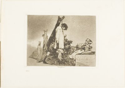 Nie w tym przypadku, płyta 36 z filmu Katastrofy wojny autorstwa Francisco Jose de Goya y Lucientes