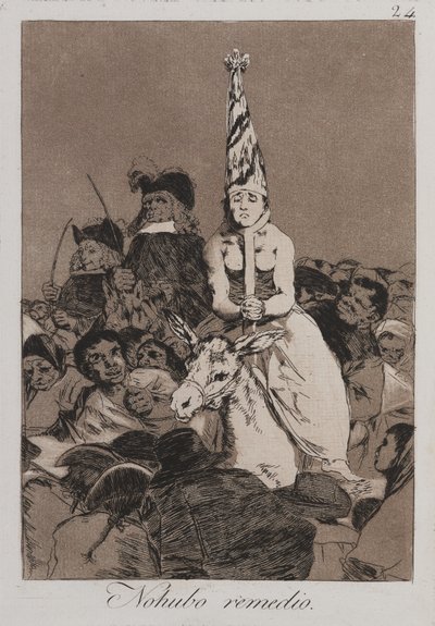 Nic nie można było z tym zrobić (Nohubo remedio) autorstwa Francisco de Goya