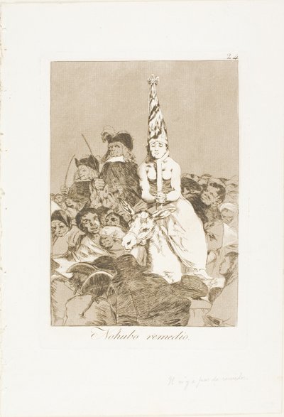 Nic nie dało się na to poradzić, płyta 24 z Los Caprichos autorstwa Francisco Jose de Goya y Lucientes