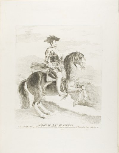 Filip V autorstwa Francisco Jose de Goya y Lucientes