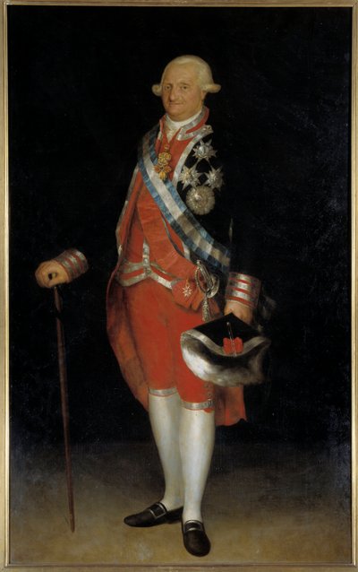 Portret Karola IV, króla Hiszpanii (olej na płótnie) autorstwa Francisco de Goya