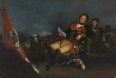 Portret Manuela Godoya, zwanego Księciem Pokoju. Szczegół. (olej na płótnie autorstwa Francisco de Goya