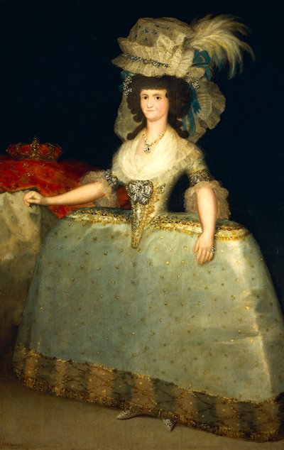 Portret Marii Luizy z Parma autorstwa Francisco Jose de Goya y Lucientes