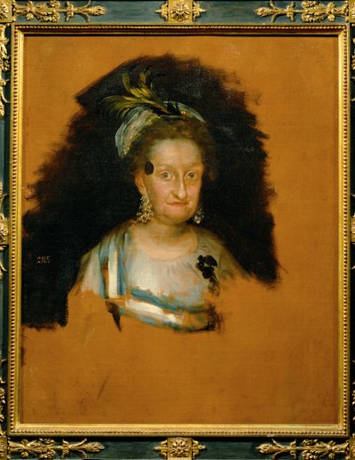 Królowa Hiszpanii Maria Luiza ... (obraz na płótnie) autorstwa Francisco Jose de Goya y Lucientes